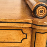 Regency Style Faux Bamboo Hall Bench - Detail View - 5