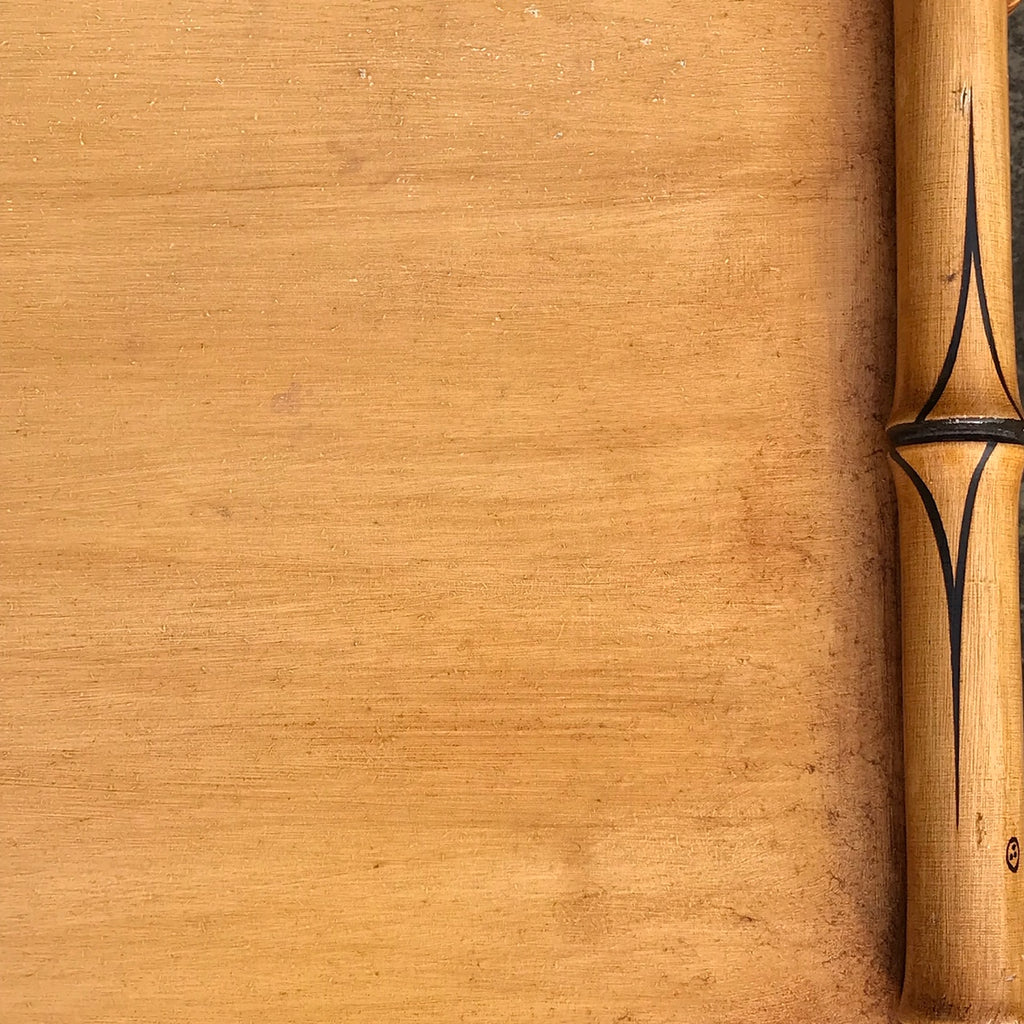 Regency Style Faux Bamboo Hall Bench - Detail View - 3