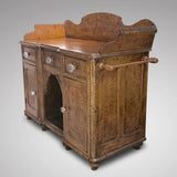 Small Original Scumble Painted Victorian Dresser - Side View - 3