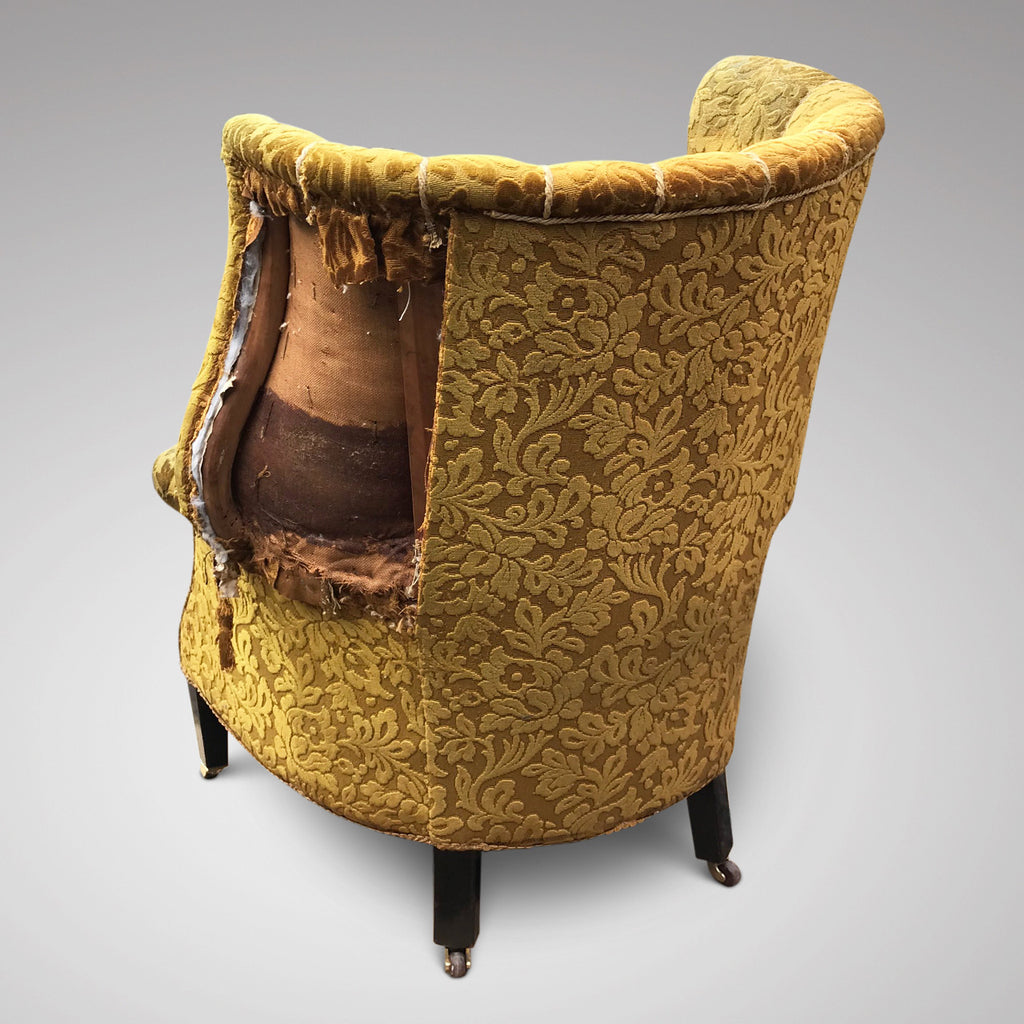 Late 19th Century Barrel Back Armchair - Main View - 3