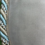 Over Size Wool and Silk Cushion - Detail View of Trim-6