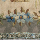 Over Size Wool and Silk Cushion - Detail View-5