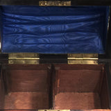 19th Coromandel wood Domed Top Tea Caddy - Inside View - 5