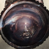 19th Century Malachite Marbled Glass Vase - Underside View - 5