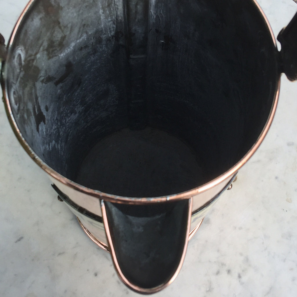 A Rare Copper Horlicks Advertising Jug - Inside View - 6