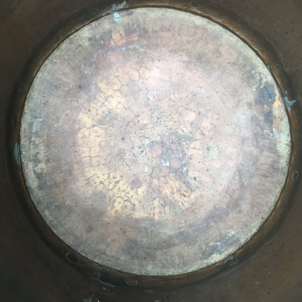 19th Century Copper Planter/Log Bin - Inside View - 7