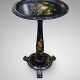 Jennens & Bettridge Papier Mache Pedestal Table - Front View 2