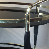 Art Deco Brass Drinks Trolley/Bar Cart - Detail View - 4