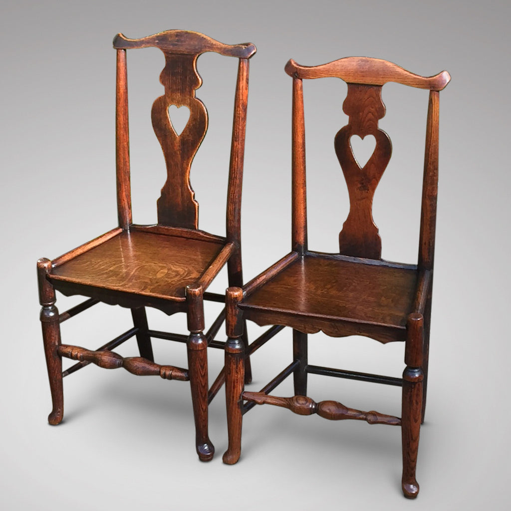 A Matched Pair of Welsh Oak Side Chairs - Hobson May Collection - 2