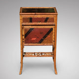 Victorian Lacquered Bamboo Sewing Table - Hobson May Collection - 2