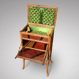Victorian Lacquered Bamboo Sewing Table - Hobson May Collection - 3
