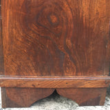 19th Century Elm Coffer -Side Detail View - 6