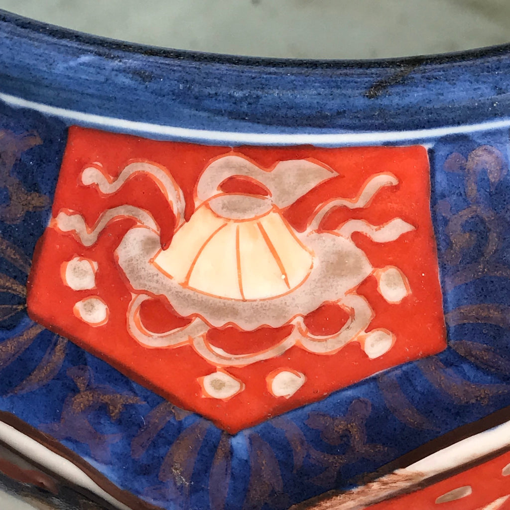Large Meiji Period Hexagonal Jardiniere - Detail View - 5