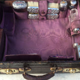 Edwardian Crocodile Leather Dressing Case - Hobson May Collection - 12