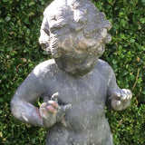Antique Lead Garden Statue of a Nymph - Detail View of Figure - 4