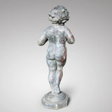 Antique Lead Garden Statue of a Nymph - Back View of Figure- 2