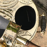19th Century Brass Coal Scuttle - Detail Shovel View - 5