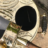 19th Century Brass Coal Scuttle - Detail Shovel View - 5