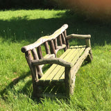 Mid Century Rustic Garden Bench - Main View - 3