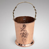 Art Nouveau Copper Ice Bucket - Main View - 1