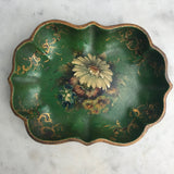Pair of Victorian Green Papier Mache Dishes - Main View - 4