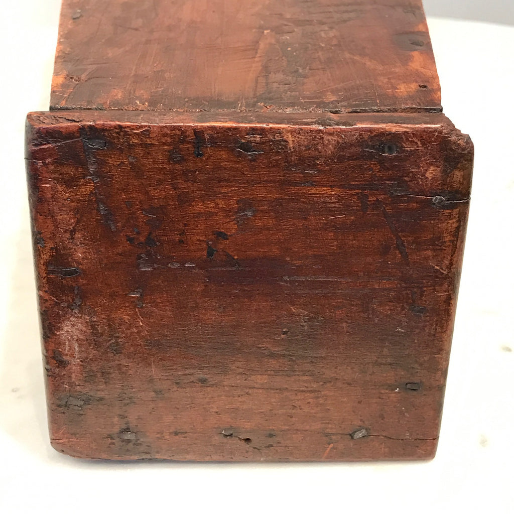George III Inlaid Welsh Candle/Cutlery Box -View of base 8