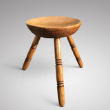 19th Century Welsh Dairy Stool - Front View - 2