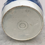 Large 19th Century Pearlware Blue & White Jug -Base Detail View - 8