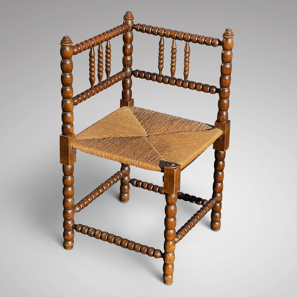 19th Century Bobin Turned Corner Chair - Main View - 1
