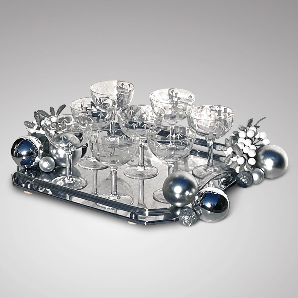 8 Art Deco Champagne Coupes - Main View - 1