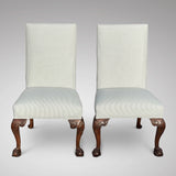 Pair of George II Style Side Chairs - Front View of Chairs-6