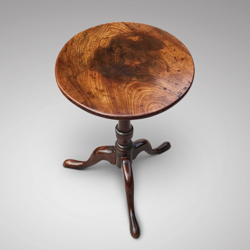 George III Mahogany Wine/Lamp Table