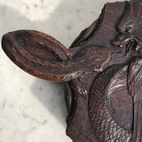 19th Century Carved Oak Bellows - Detail View - 6