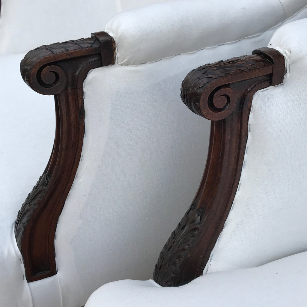 Pair of 19th Century French Armchairs -Arm Detail View - 3