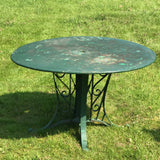 Antique Painted Wrought Iron Table - Main View - 3