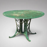 Antique Painted Wrought Iron Table - Main View - 2