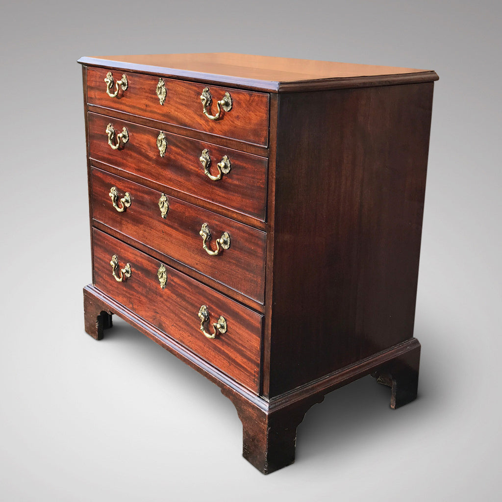 George III Mahogany Chest of Drawers - Side View - 3