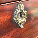 George III Mahogany Chest of Drawers - Escutcheon Detail