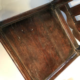 Pair of William & Mary Oak Side Chairs -Top View of Seat - 8