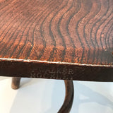 Pair of 19th Century Elm & Ash Windsor Chairs- Makers Stamp Detail-3