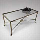 Mid 20th Century Brass Coffee Table - Main Front View - 1