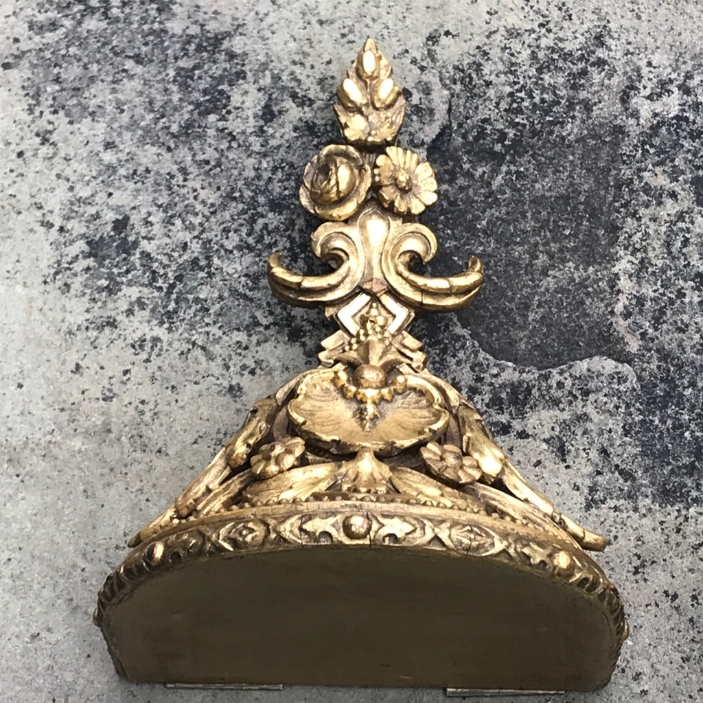 Pair of 19th Century Giltwood & Gesso Wall Brackets