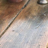18th Century Welsh Oak Serving Table - Top Detail View - 7