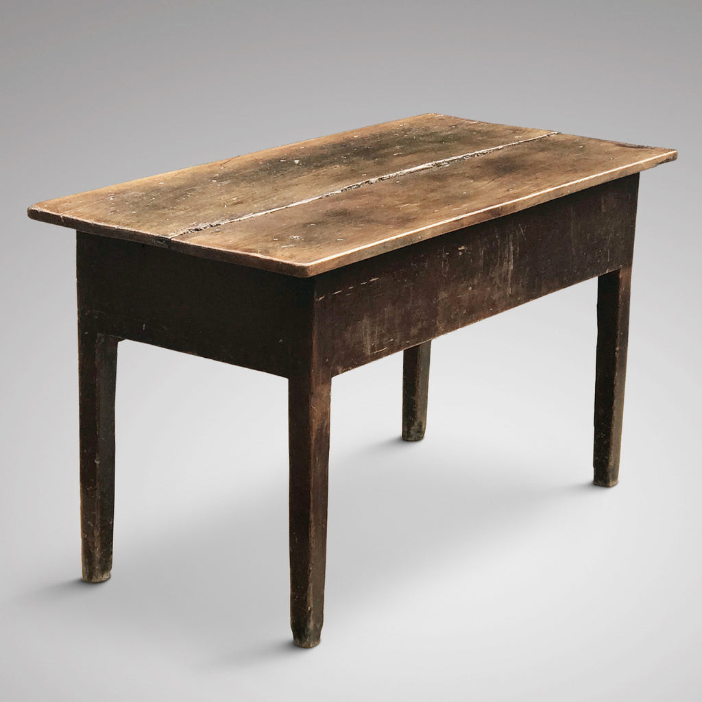 18th Century Welsh Oak Serving Table - Back & Side  View - 2