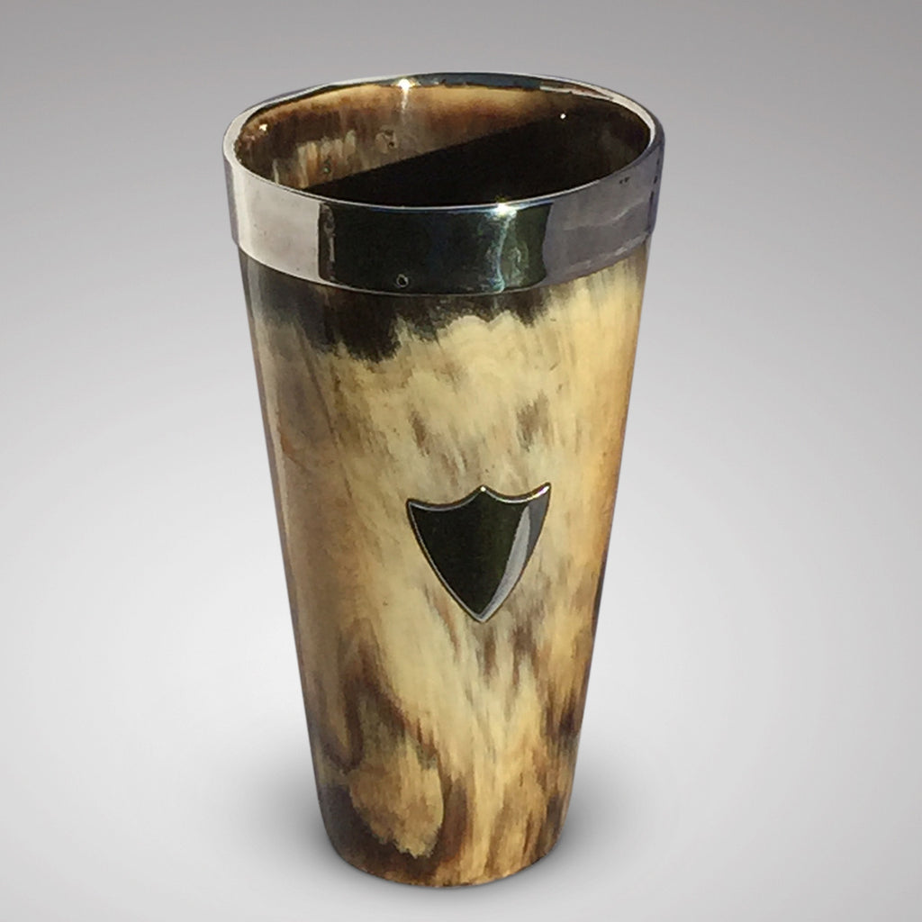 Large 19th Century Horn Beaker - Hobson May Collection - 2
