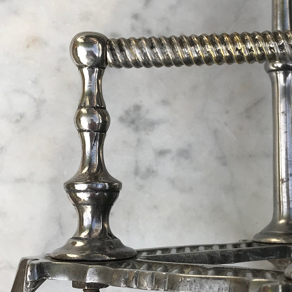 19th Century Silver Plated Wine/Port Cradle - Detail View - 7