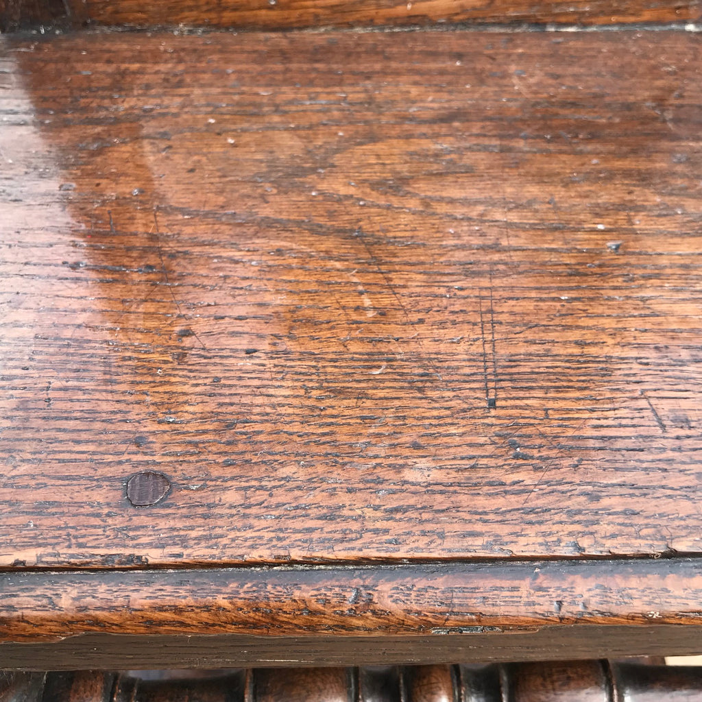 Two 18th Century Oak Lorraine Chairs - Seat View - 5