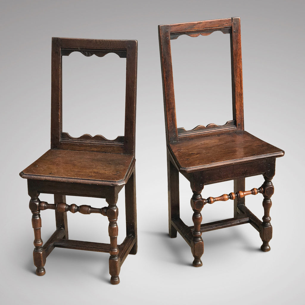 Two 18th Century Oak Lorraine Chairs - Main View - 2