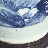 Enormous 19th Century Chinese Porcelain Blue & White Vase - Detail View - 4