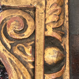 18th Century Mahogany Mirror in the style of William Kent - Carved Giltwood Detail -7